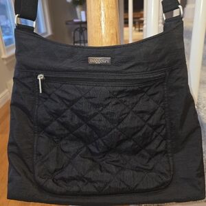 Baggallini Black Quilted Shoulder Bag